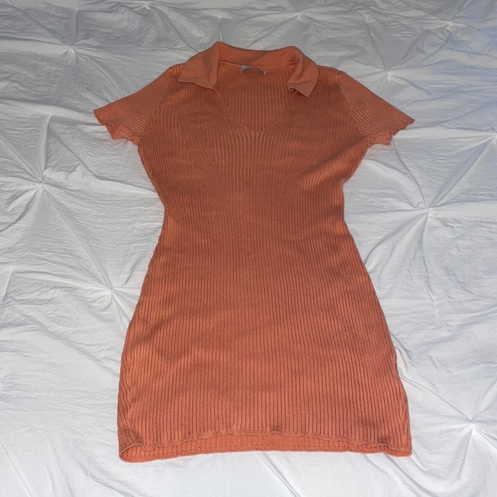 Abercrombie polo elevated knit mini dress